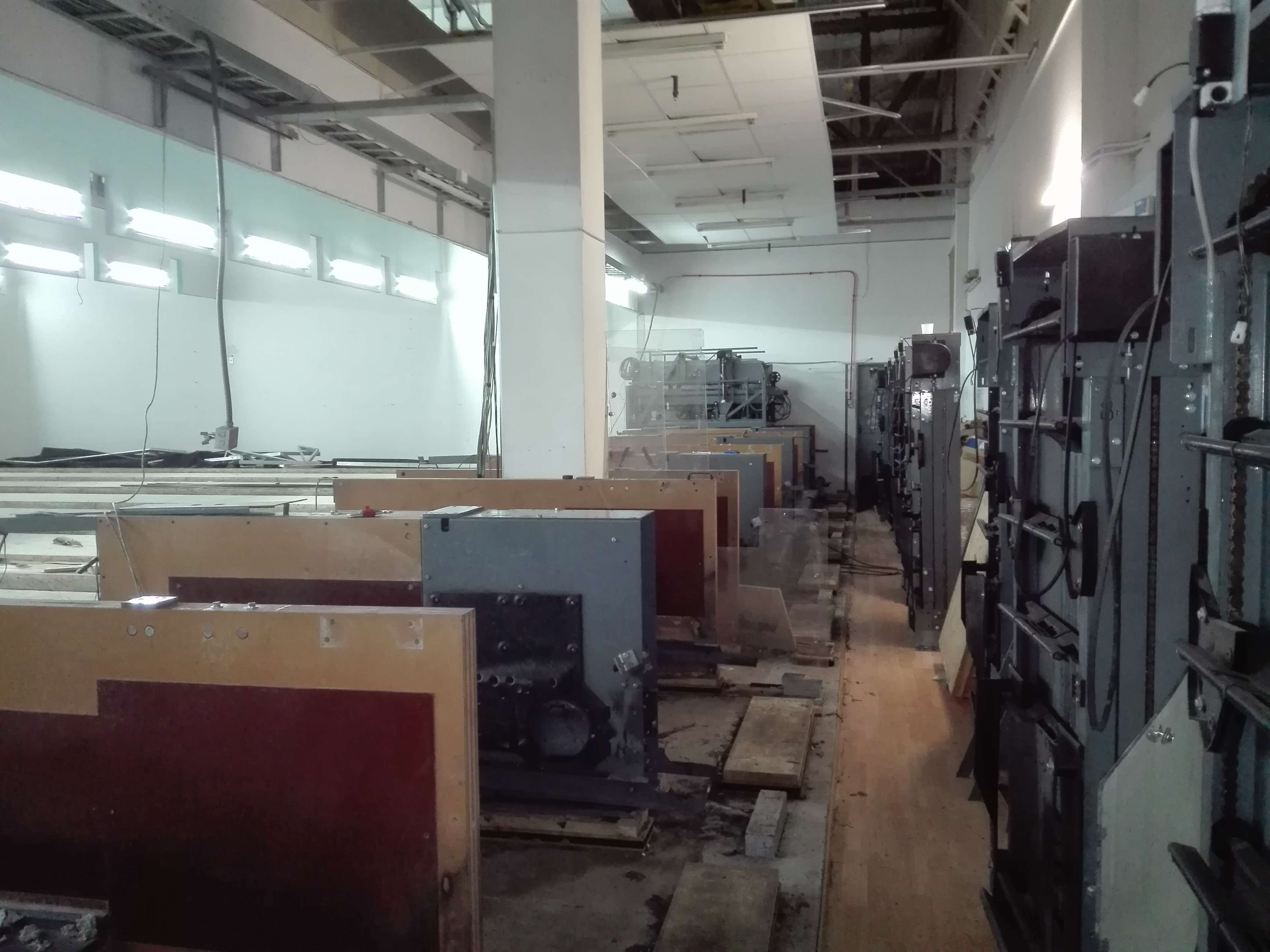 Desinstalación Alto Las Condes - Máquinas desmontadas